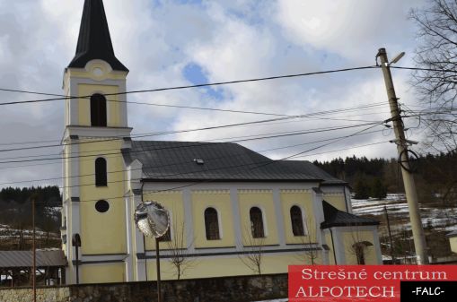 Strecha kostola - Lutiše